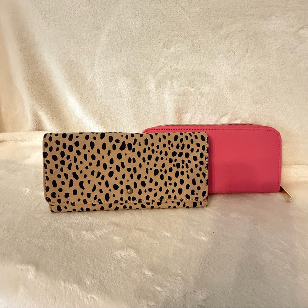 Set of three wallets from a new day, Steve Madden, and Payless